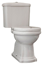 Унитаз-компакт Kerasan Retro 101301 горизонтальный выпуск, фурнитура хром