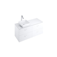 Тумба с раковиной Ravak Comfort X000001377 120 подвесная, белый/белый