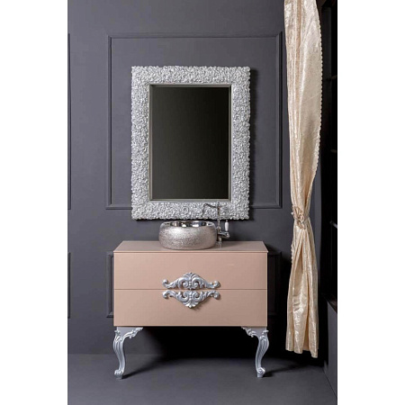 Зеркало Armadi Art Rose 540 100х140 серебро