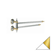 Полотенцедержатель Stil Haus Giunone G16(04) белый/золото