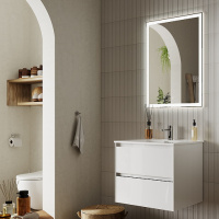 Мебель для ванной Sancos Cento 60 CN60W белый глянцевый
