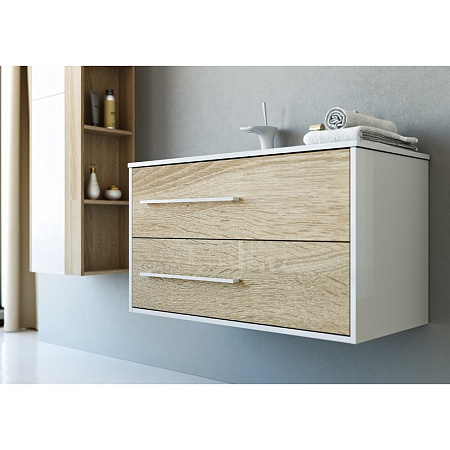Мебель для ванной Aqwella 5 stars Miami Mai.01.08 80 дуб сонома/белый 