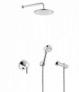 Душевой комплект Kludi Bozz 386310576 хром