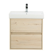 Тумба с раковиной BelBagno Neon NEON-500-2C-SO-PB piino bianco