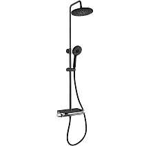 Душевая стойка с термостатическим смесителем beWash BV1TMSS6676 черный