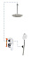 Душевой комплект AQG Beta 19BETER21702 хром