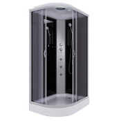 Душевая кабина Niagara Classic NG-3512-14RG 120x80x215 стекло тонированное/профиль серебро
