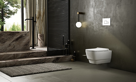 Унитаз подвесной Dreja Enzo 88.0001 белый