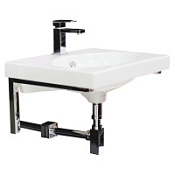 Раковина Sanita Luxe NEXT 50 NXT50SLWB01KR на кронштейнах, с полотенцедержателем Раковина Sanita Luxe NEXT 50 NXT50SLWB01KR на кронштейнах, с полотенцедержателем