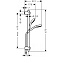 Душевой гарнитур Hansgrohe Croma Select S 26710400 хром - фото 2