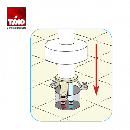 Смеситель Timo Saona 2300/00Y-CR напольный, хром