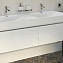 Тумба с раковиной Velvex Pulsus 140 белая - фото 1