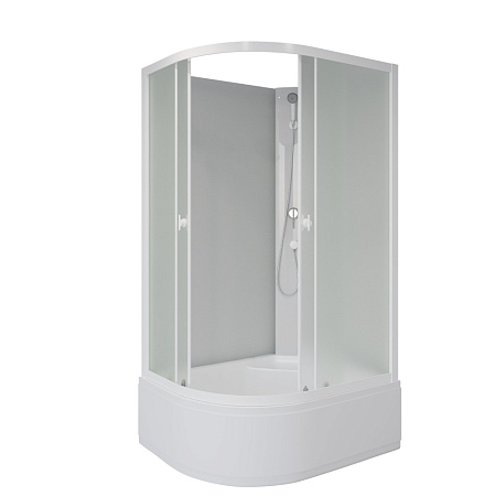 Душевая кабина Niagara Promo P90/70/40R/MT/BK 90x70x195 R стекло матовое/профиль белый