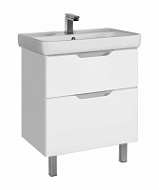 Тумба с раковиной Dreja Q Plus 70 белая