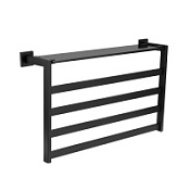 Полотенцесушитель электрический Black & White Universe N-333B 580x350 черный матовый Полотенцесушитель электрический Black & White Universe N-333B 580x350 черный матовый