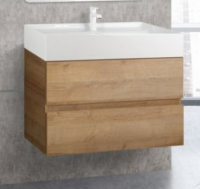 Тумба с раковиной Cezares Molveno MOLVENO 46-80-2C-SO-RRIV 80 Rovere Rivera