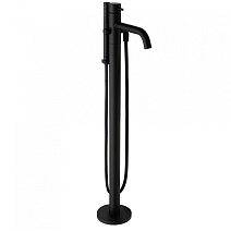 Смеситель IB Rubinetterie MilanoTorino EMT399NP напольный, черный матовый