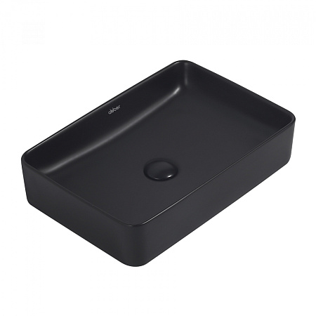 Раковина накладная ABBER Rechteck AC2207MB черный матовый