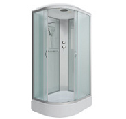 Душевая кабина Niagara Classic NG-33394-14R 130x90x215 стекло матовое/профиль серебро