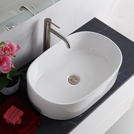 Раковина накладная BelBagno BB1048 35x55x14 белый