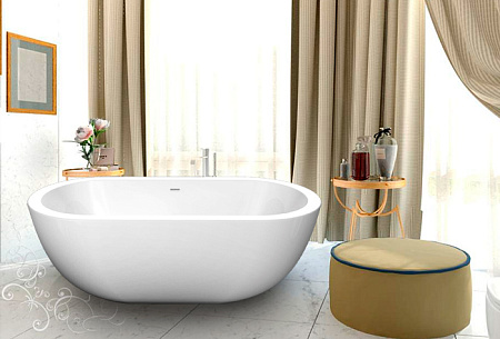 Акриловая ванна BelBagno BB13-1700 170x79 белый