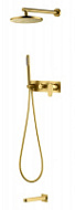 Душевой комплект Boheme Spectre 454-2-G для ванны с душем, золото
