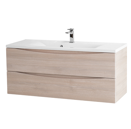 Тумба с раковиной BelBagno Marino MARINO-1200-2C-SO-RG-P 120 rovere grigio