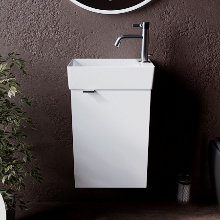 Тумба под раковину Sancos Mini MN35WR белый глянцевый
