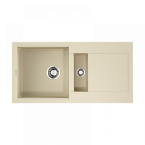 Кухонная мойка Omoikiri Sakaime 86-2-BE 86х43,5 ваниль