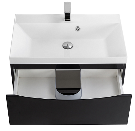 Тумба под раковину BelBagno Marino MARINO-700-2C-SO-NL-P 70 nero lucido