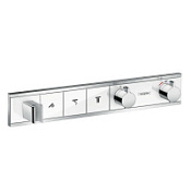 Термостат Hansgrohe RainSelect 15356400 на 3 потребителя, для душа, белый/хром