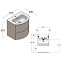 Тумба под раковину Berloni Bagno Way Round WARBS2CED4C 1442 60 montana - фото 3