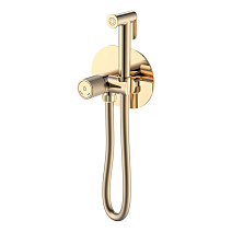 Гигиенический душ со смесителем Boheme Tech 157-G золото