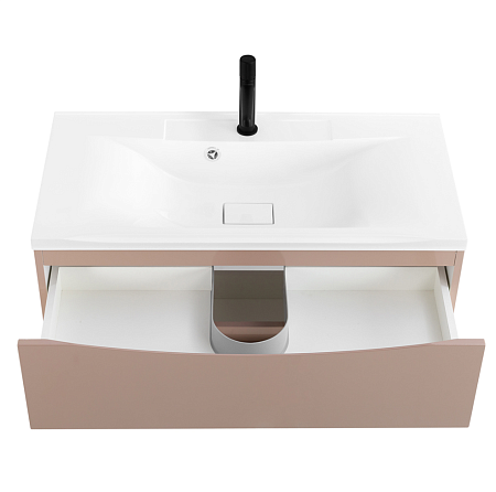 Тумба под раковину BelBagno Marino MARINO-800-2C-SO-CL-P 80 capucino lucido