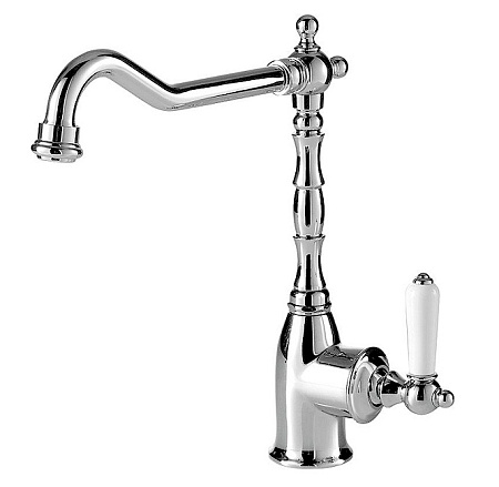 Смеситель Bravat Art F775109C для кухни с высоким поворотным изливом хром