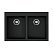 Кухонная мойка Omoikiri Bosen 80-2-BL 53x80x20 черный