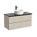 Тумба с раковиной и столешницей Sancos Snob T 100 SNT100CE+TT100A1X Beige Soft/Black Sky