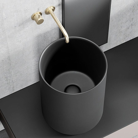 Раковина Galassia Core 7305NEMT 37 черный матовый