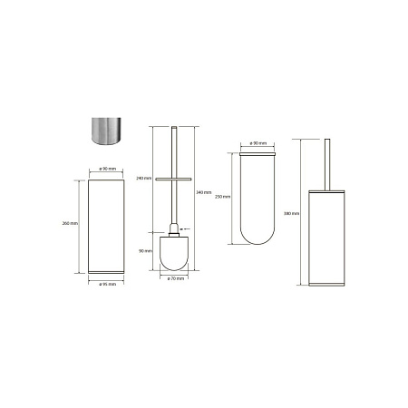Ершик Bemeta Neo 102313055 белый