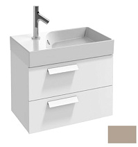 Тумба с раковиной Jacob Delafon Rythmik 60 см, 2 ящика, квебекский дуб Тумба с раковиной Jacob Delafon Rythmik 60 см, 2 ящика, квебекский дуб