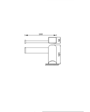 Держатель туалетной бумаги RUSH Thira TR36111A хром