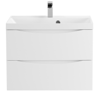 Тумба с раковиной BelBagno Marino MARINO-600-2C-SO-BO-P 60 bianco opaco