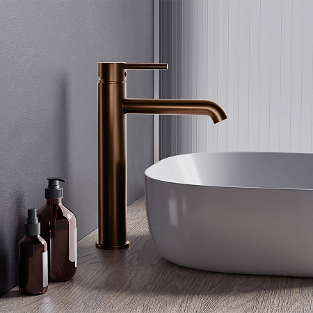 Смеситель Damixa Scandinavian Pure 360250500 для раковины, розовое золото