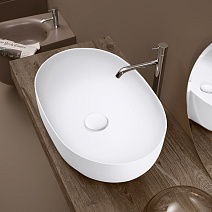 Раковина накладная Kerasan Nolita 534330 60x40 белый матовый