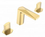 Смеситель Boheme Venturo 150-G-ICE для раковины, ручка Ice, золото