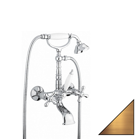 Смеситель Emmevi Deco Old 12611BR для ванны с душем, бронза