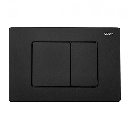 Кнопка смыва ABBER AC0120MB черный матовый