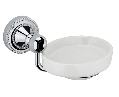 Мыльница керамическая Fixsen Style FX-41108 хром