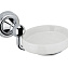 Мыльница керамическая Fixsen Style FX-41108 хром - фото 1