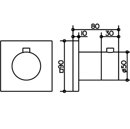 Душевой комплект Keuco Ixmo №8 59602010002 хром